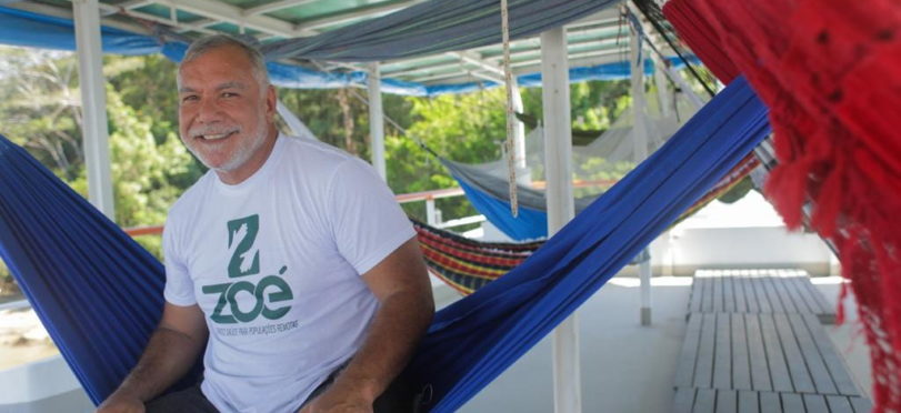 Marcos Menezes a bordo Abaré